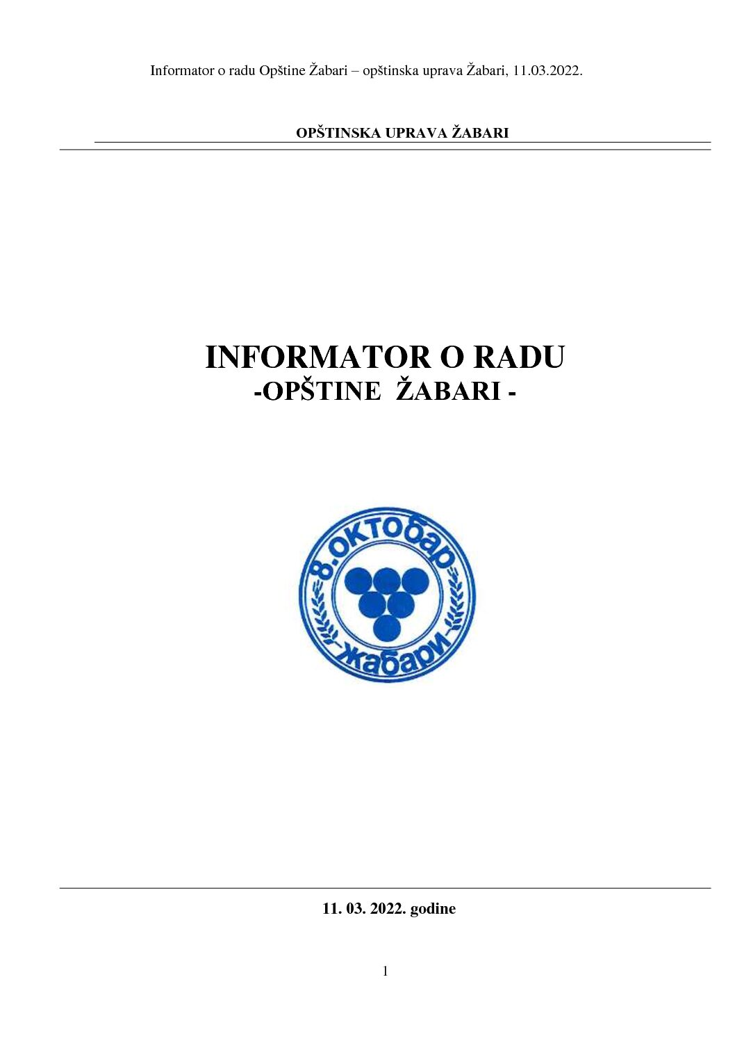 2022 Informator – PDF latinica