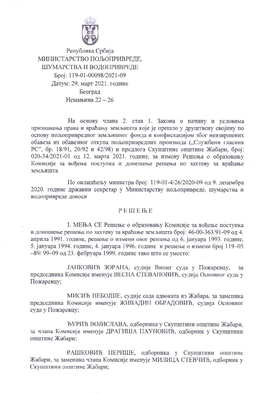 rešenje 119-01-98_21-09